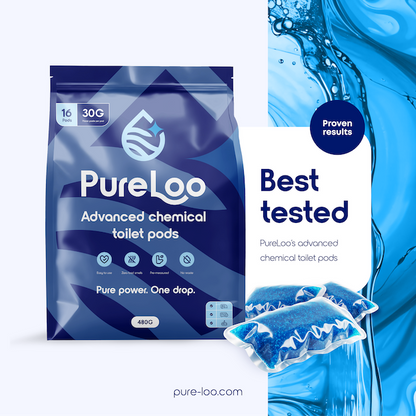 PureLoo Pod voor het chemisch toilet - 2-pack - 32 stuks